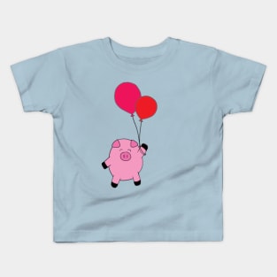 When Pigs Fly Kids T-Shirt